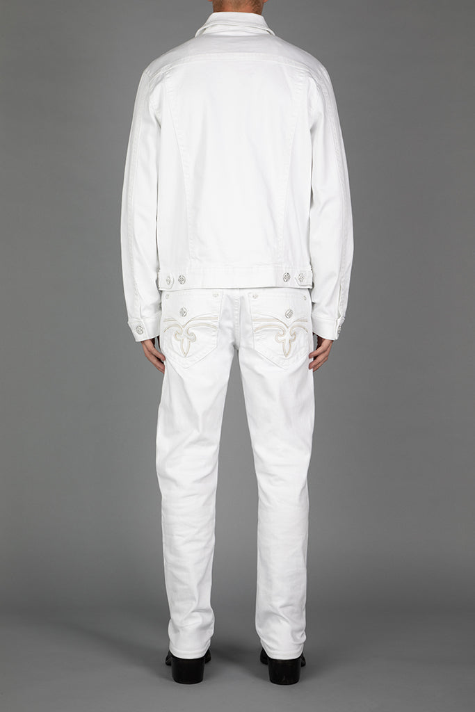 Arther Denim Jacket in White