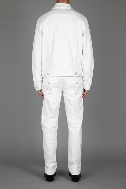 Arther Denim Jacket in White