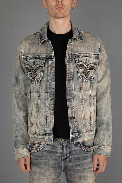 Arther Denim Jacket in Storm