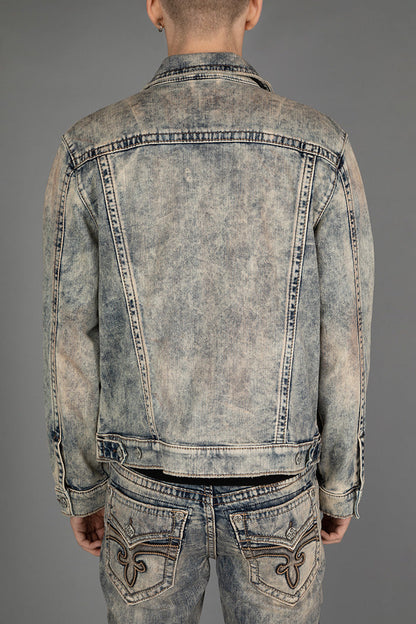 Arther Denim Jacket in Storm