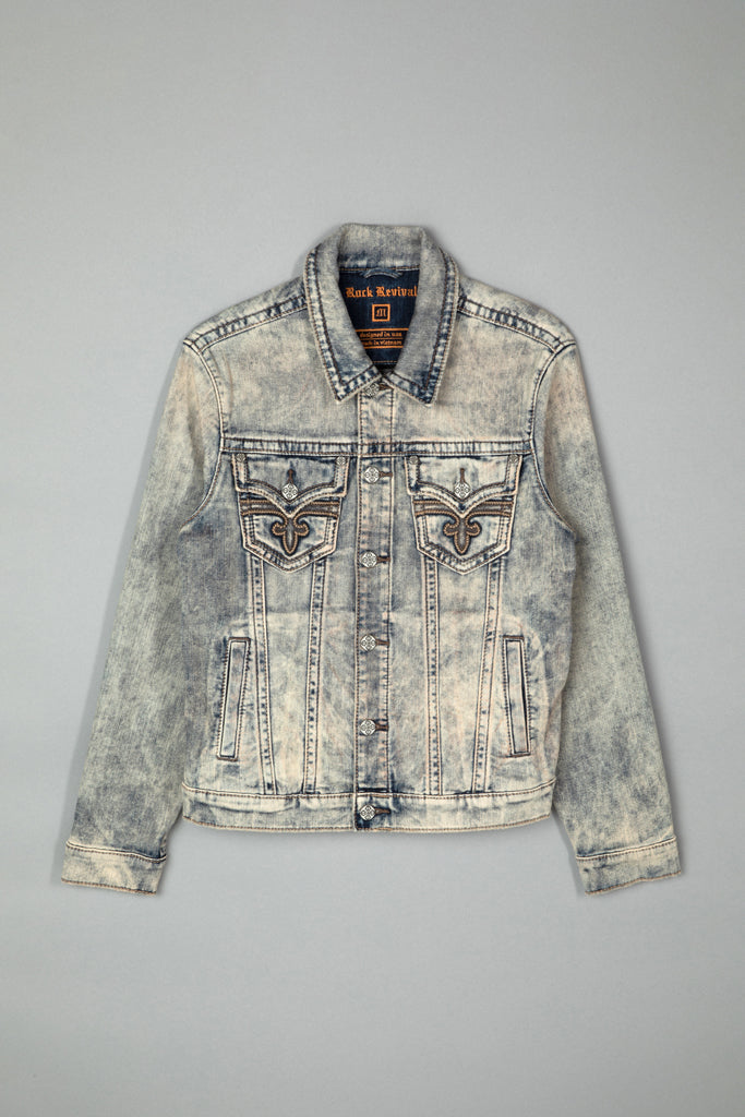 Arther Denim Jacket in Storm