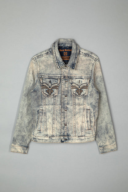 Arther Denim Jacket in Storm