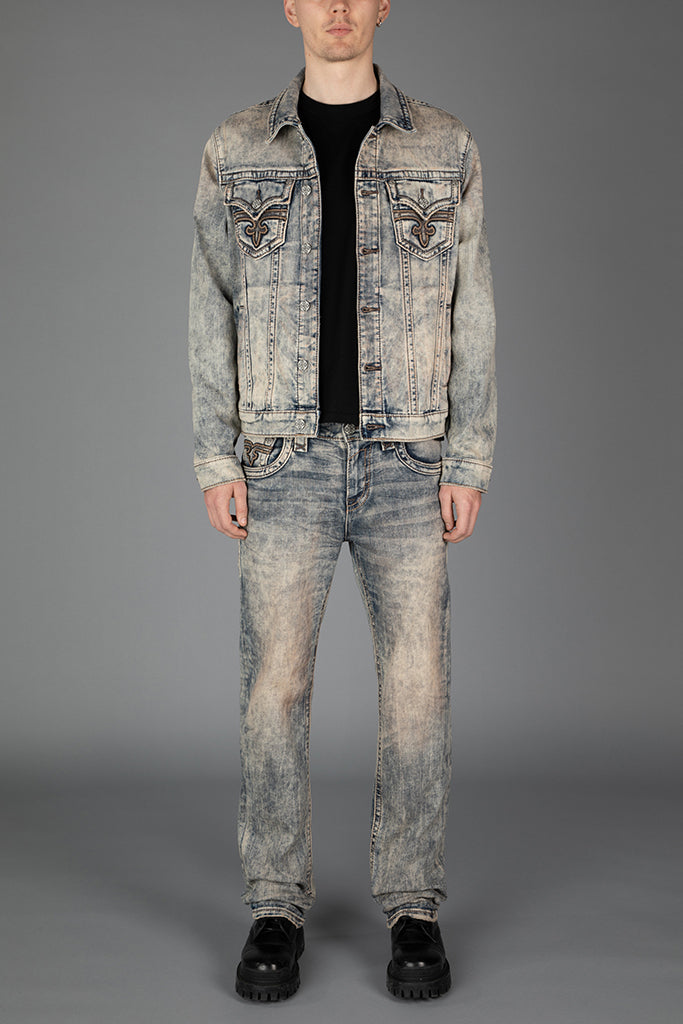Arther Denim Jacket in Storm