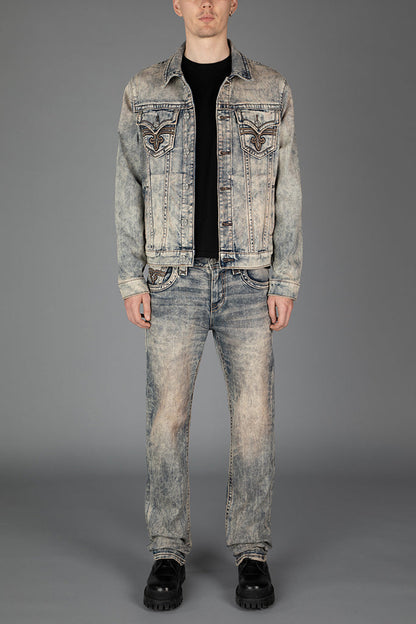 Arther Denim Jacket in Storm