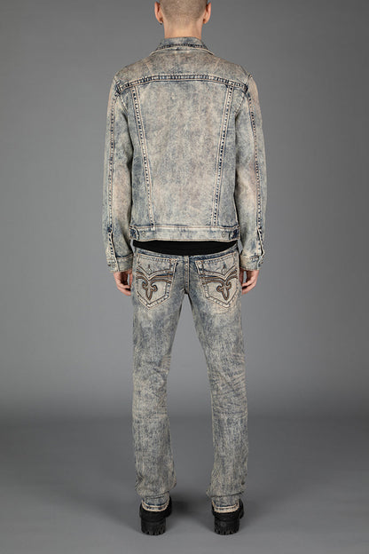 Arther Denim Jacket in Storm