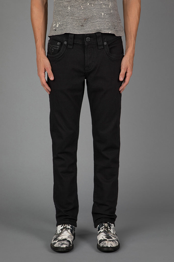 Arther Alt Straight Jeans in Black