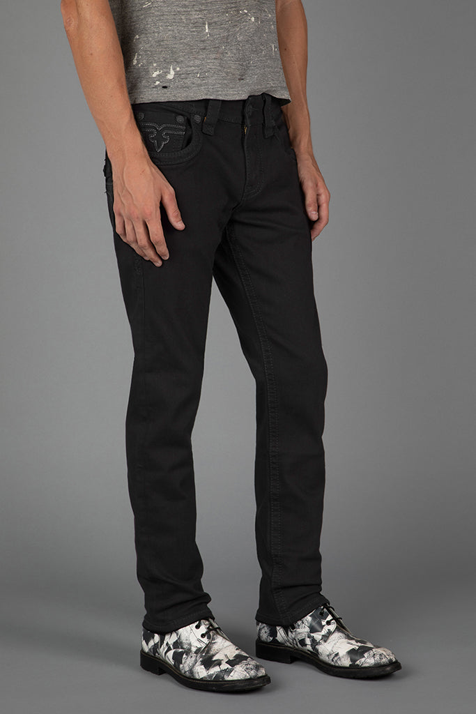 Arther Alt Straight Jeans in Black