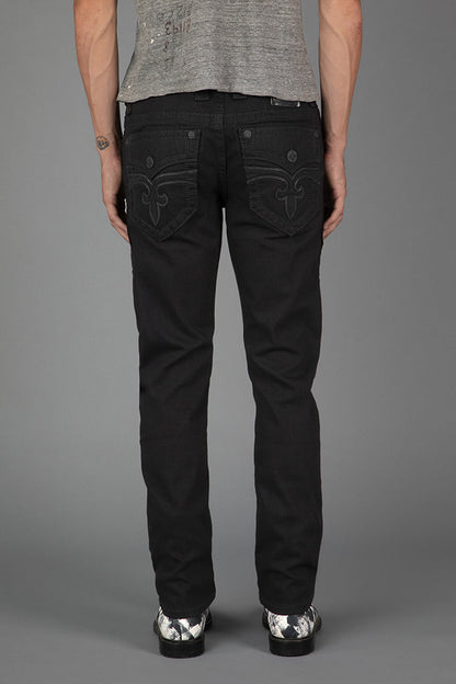 Arther Alt Straight Jeans in Black