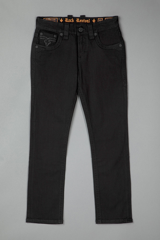 Arther Alt Straight Jeans in Black