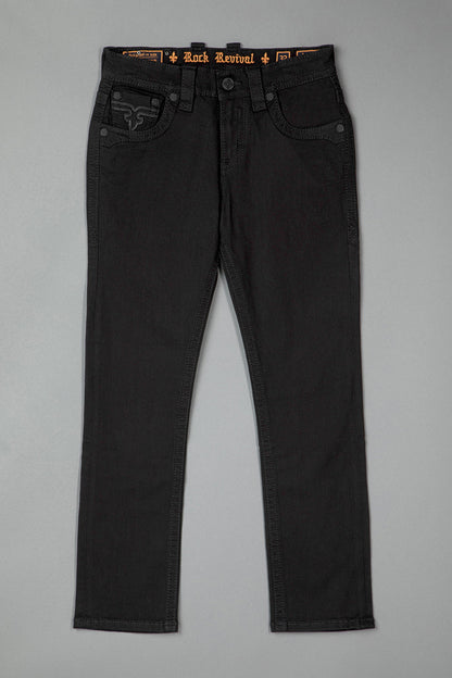 Arther Alt Straight Jeans in Black