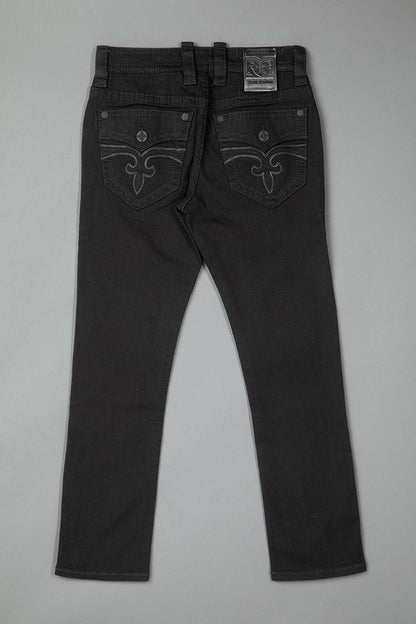 Arther Alt Straight Jeans in Black