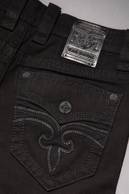 Arther Alt Straight Jeans in Black