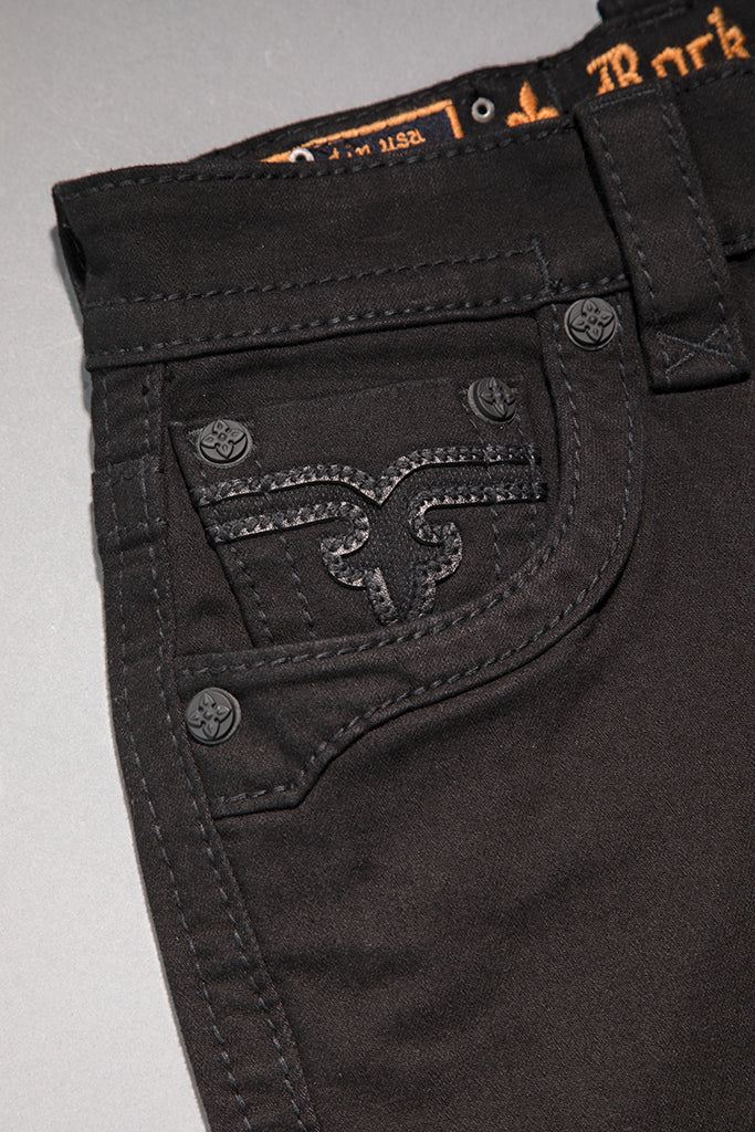 Arther Alt Straight Jeans in Black