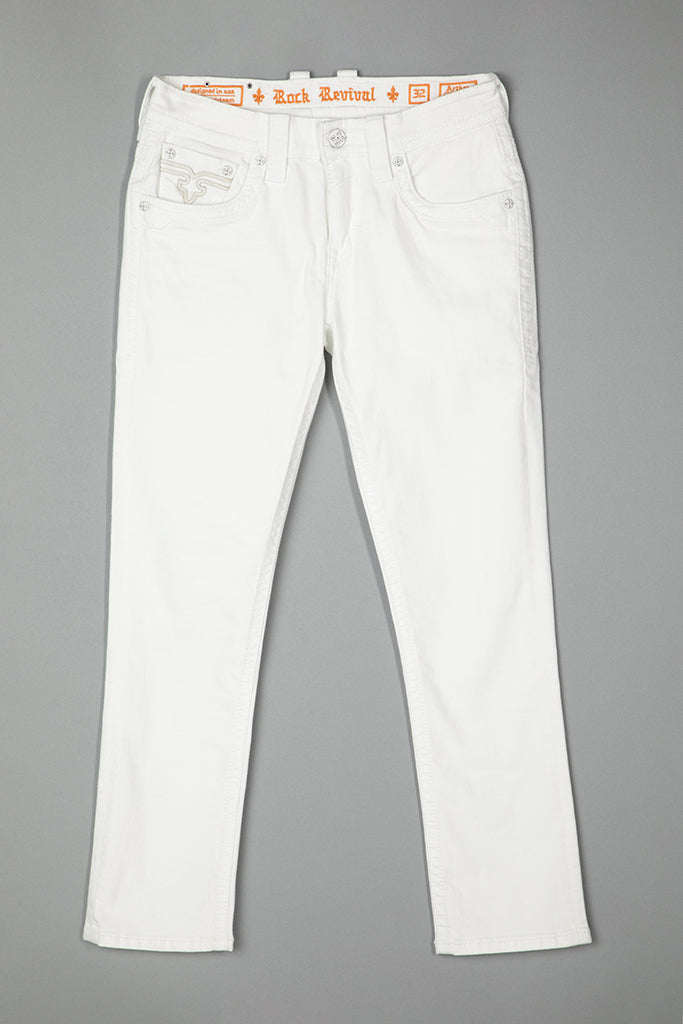 Arther Alt Straight Jeans in White