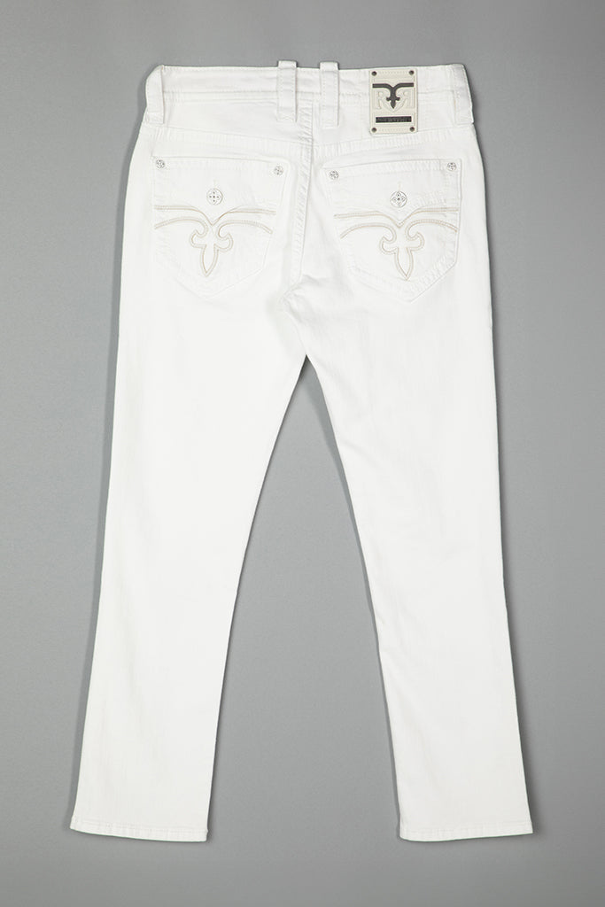 Arther Alt Straight Jeans in White