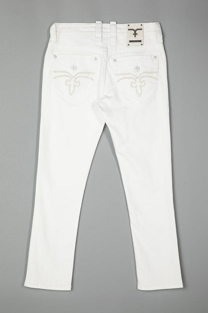 Arther Alt Straight Jeans in White