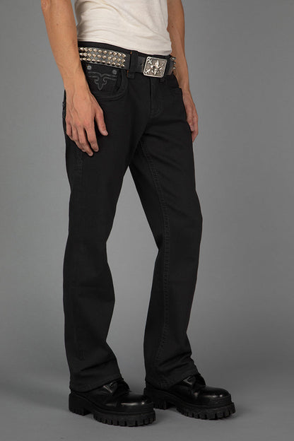 Arther Bootcut in Black/Black