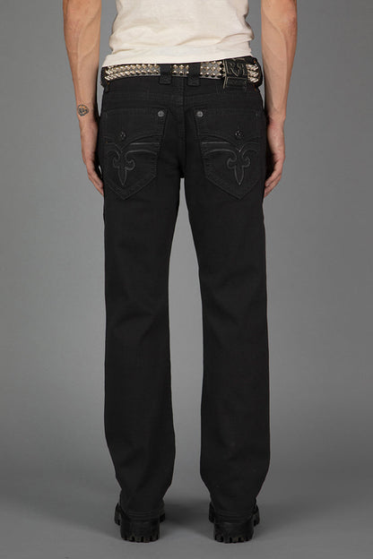 Arther Bootcut in Black/Black