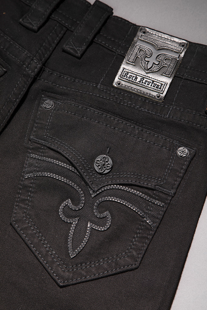 Arther Bootcut in Black/Black
