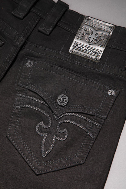 Arther Bootcut in Black/Black