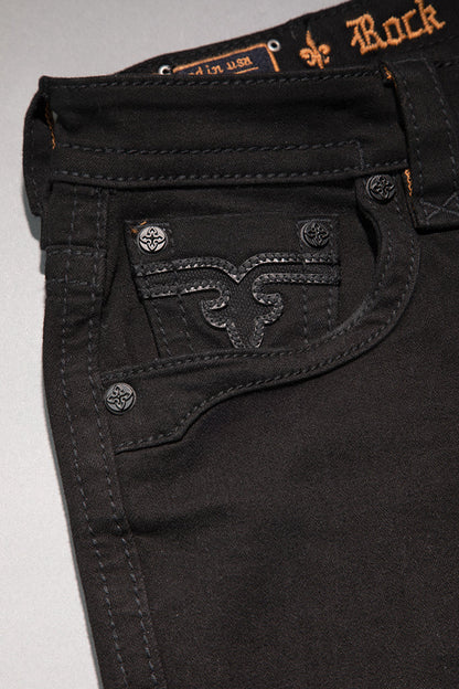 Arther Bootcut in Black/Black