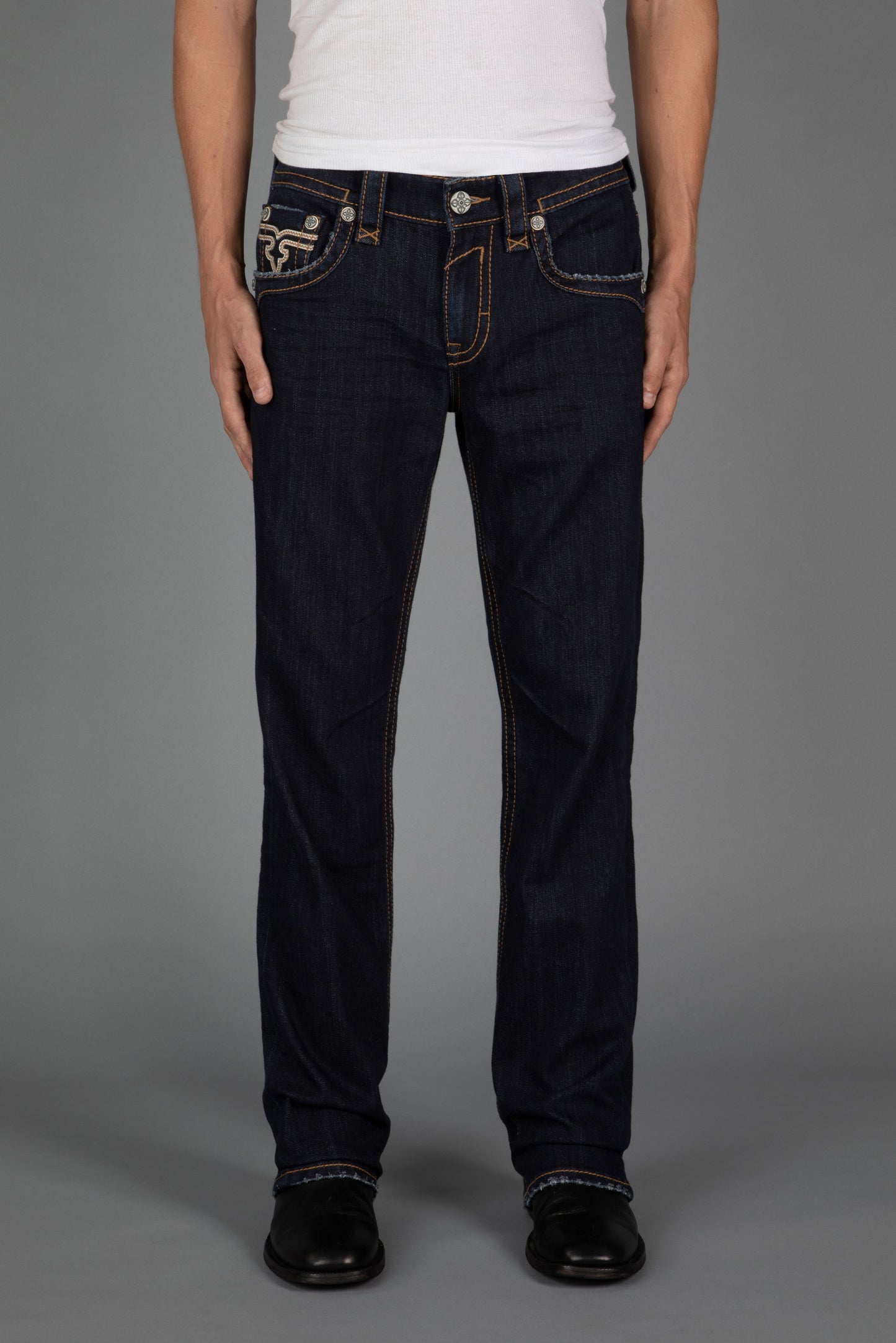 Arther Bootcut Jeans in Rinse