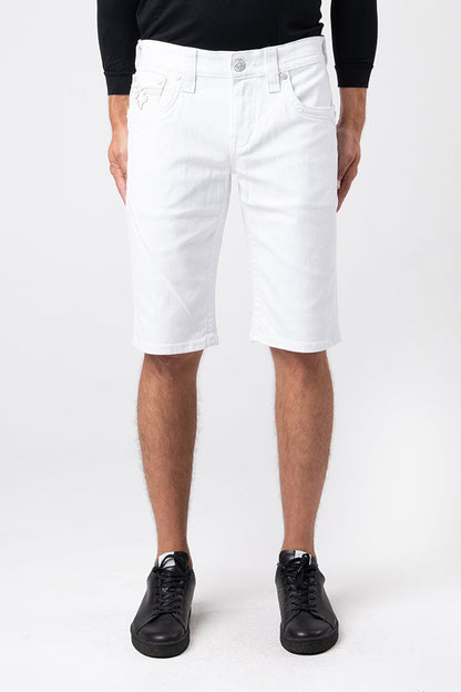 Arther Denim Shorts in White
