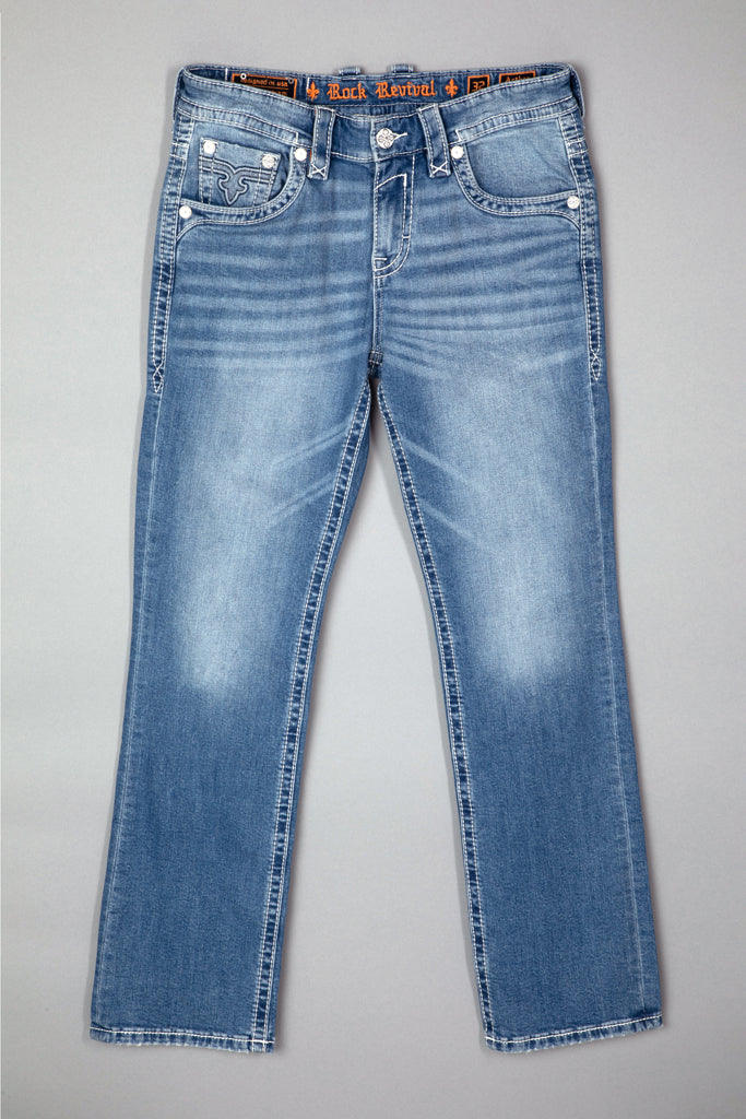 Arther Relaxed Straight Jeans in Indigo