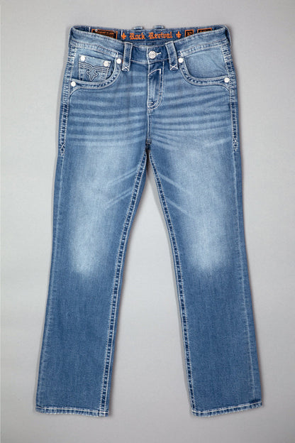 Arther Relaxed Straight Jeans in Indigo