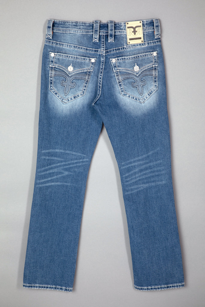 Arther Relaxed Straight Jeans in Indigo