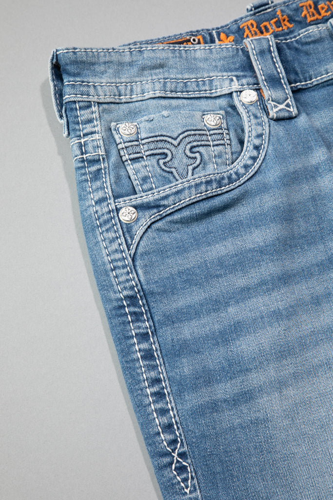 Arther Relaxed Straight Jeans in Indigo
