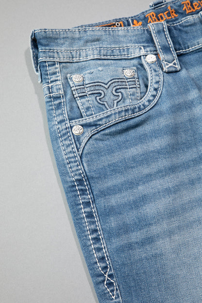 Arther Relaxed Straight Jeans in Indigo