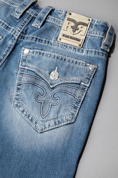 Arther Relaxed Straight Jeans in Indigo