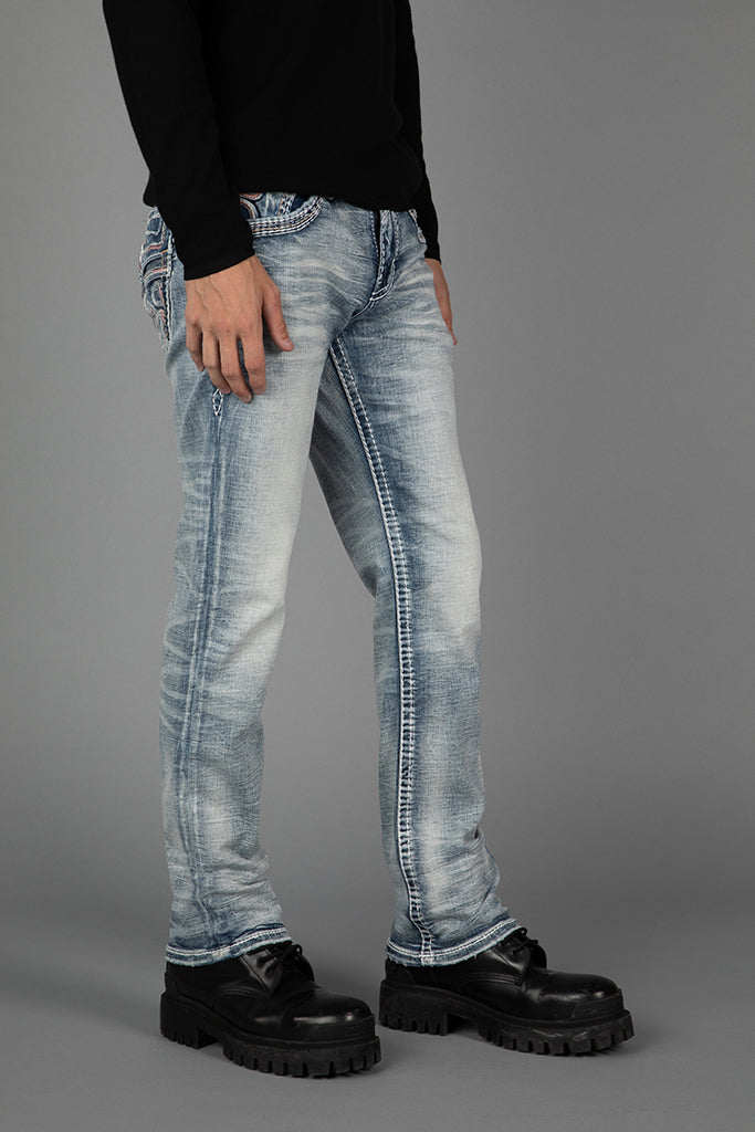 Baxter Straight Jeans in Light Blue