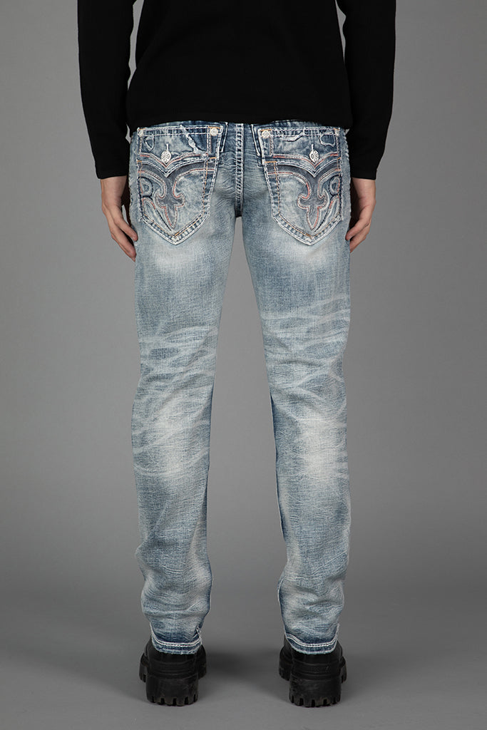 Baxter Straight Jeans in Light Blue
