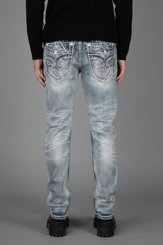 Baxter Straight Jeans in Light Blue