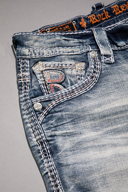 Baxter Straight Jeans in Light Blue