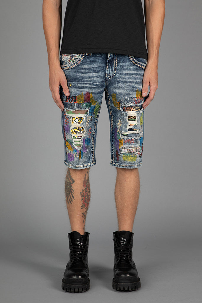 Deen Denim Shorts Medium Blue