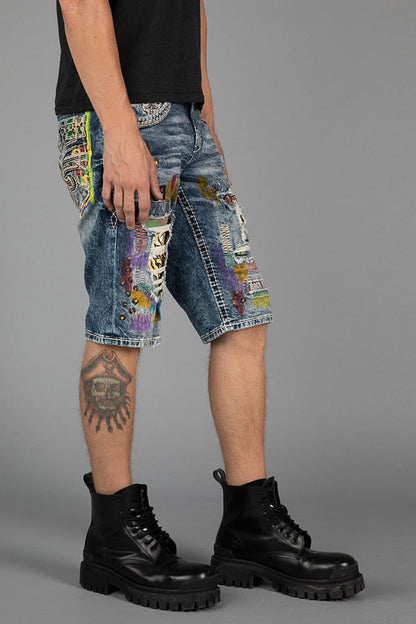 Deen Denim Shorts Medium Blue