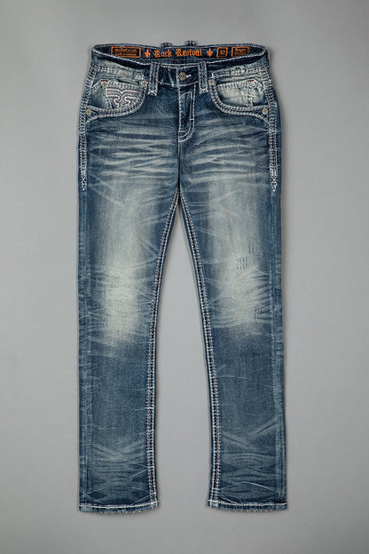 Brayen Straight Jeans in Medium Wash