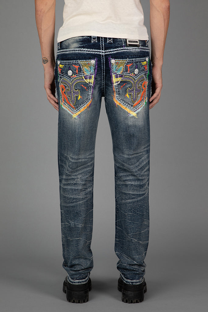 Armie Straight Jeans Medium Blue
