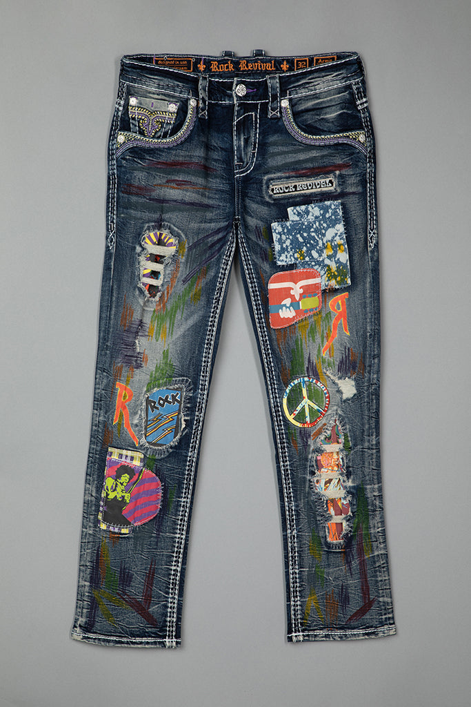 Armie Straight Jeans Medium Blue