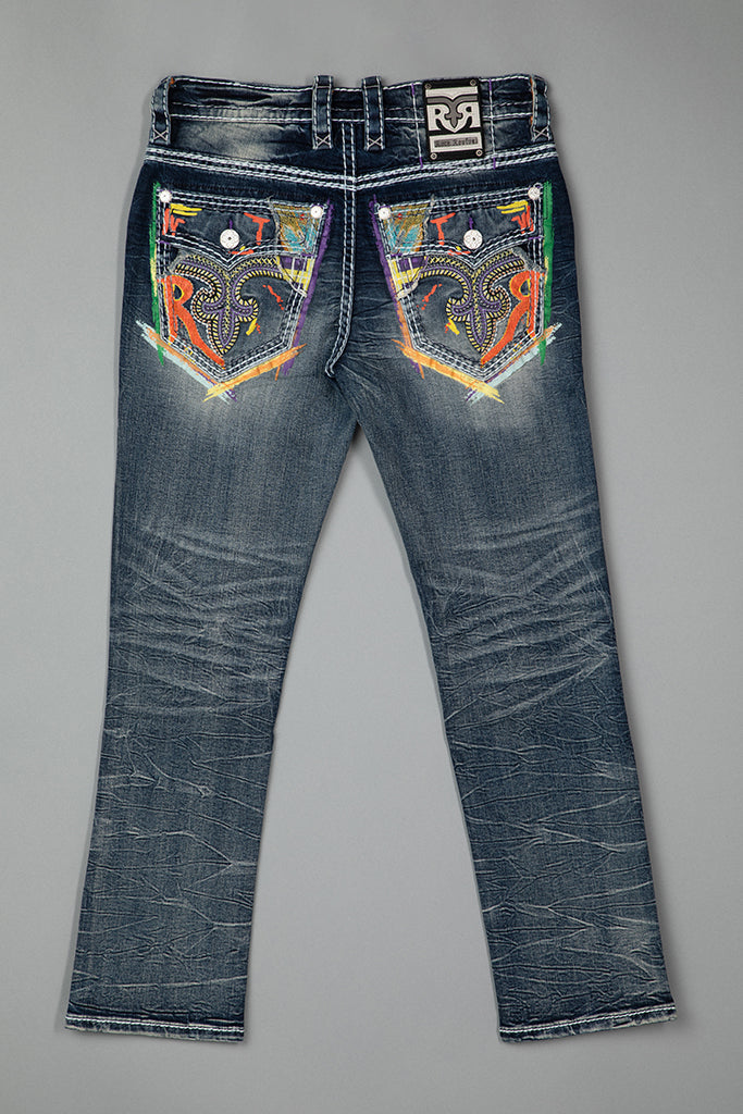 Armie Straight Jeans Medium Blue