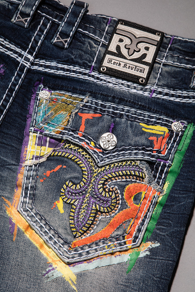 Armie Straight Jeans Medium Blue