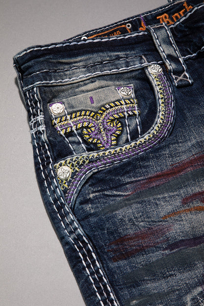 Armie Straight Jeans Medium Blue