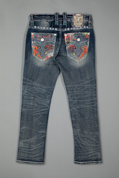 Armie Straight Jeans in Medium Wash