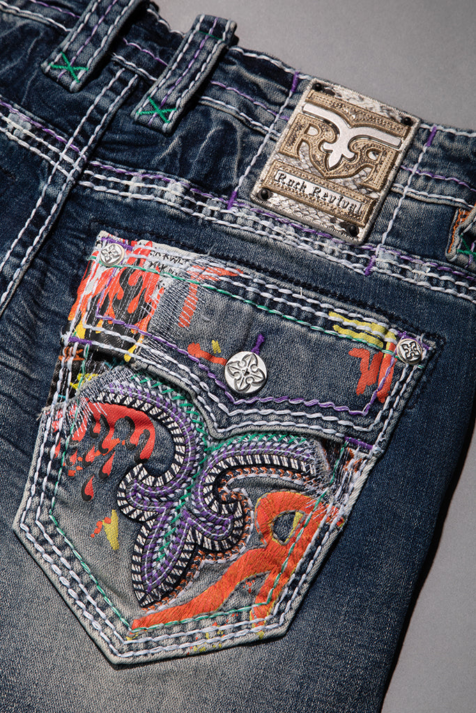 Armie Straight Jeans in Medium Wash