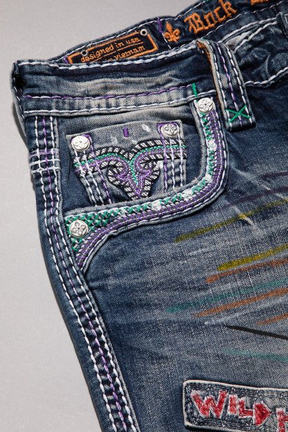 Armie Straight Jeans in Medium Wash