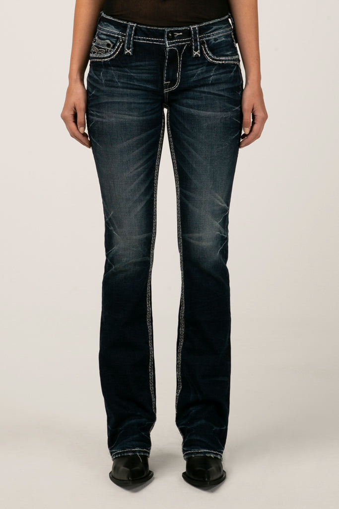 Dubarry Bootcut Jeans in Dark Blue
