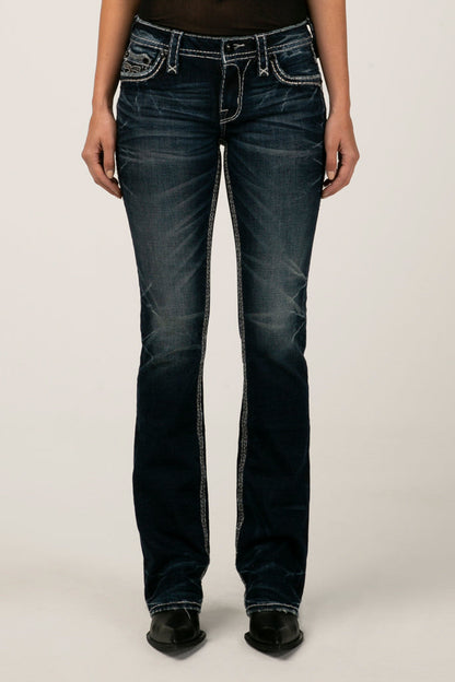 Dubarry Bootcut Jeans in Dark Blue